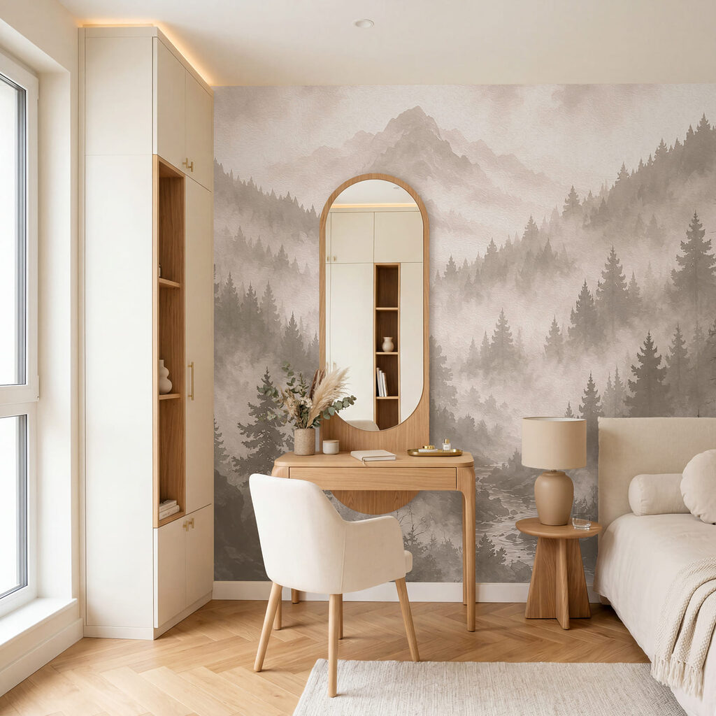 Pine Peaks at Dawn — interior 2