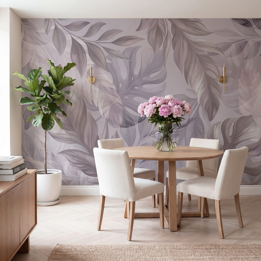 Pastel Leaf Tapestry — interior 1