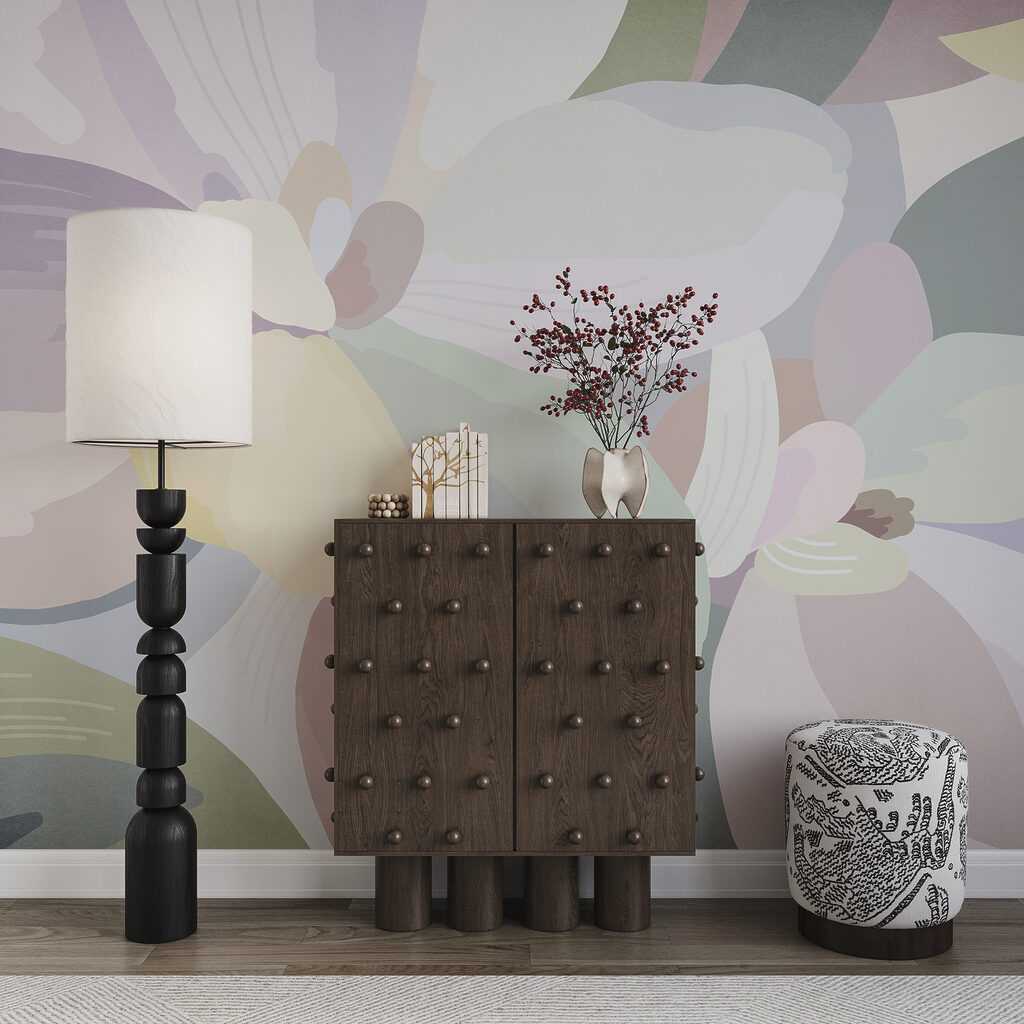 Petals in Play in an interior