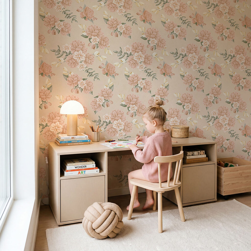 Little Flower Repeat in an interior