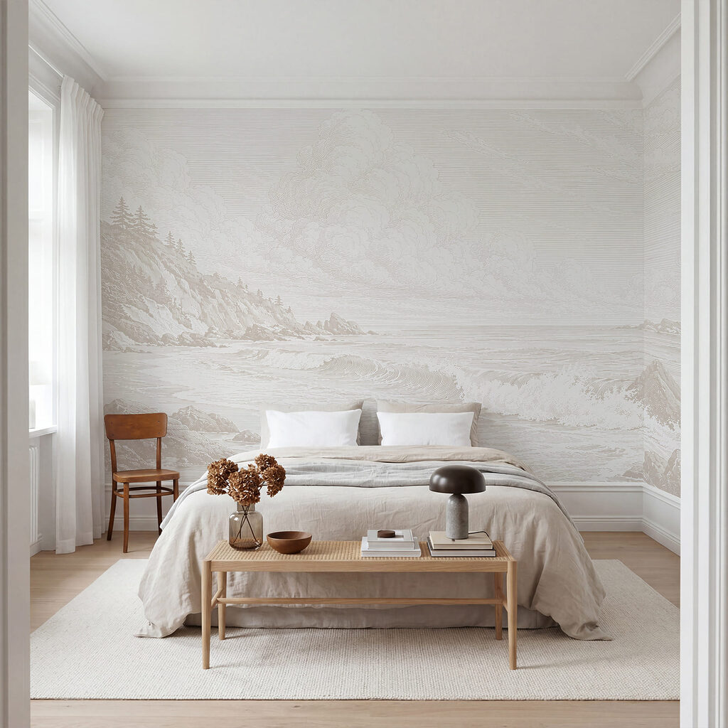 Shoreline in Pencil in an interior