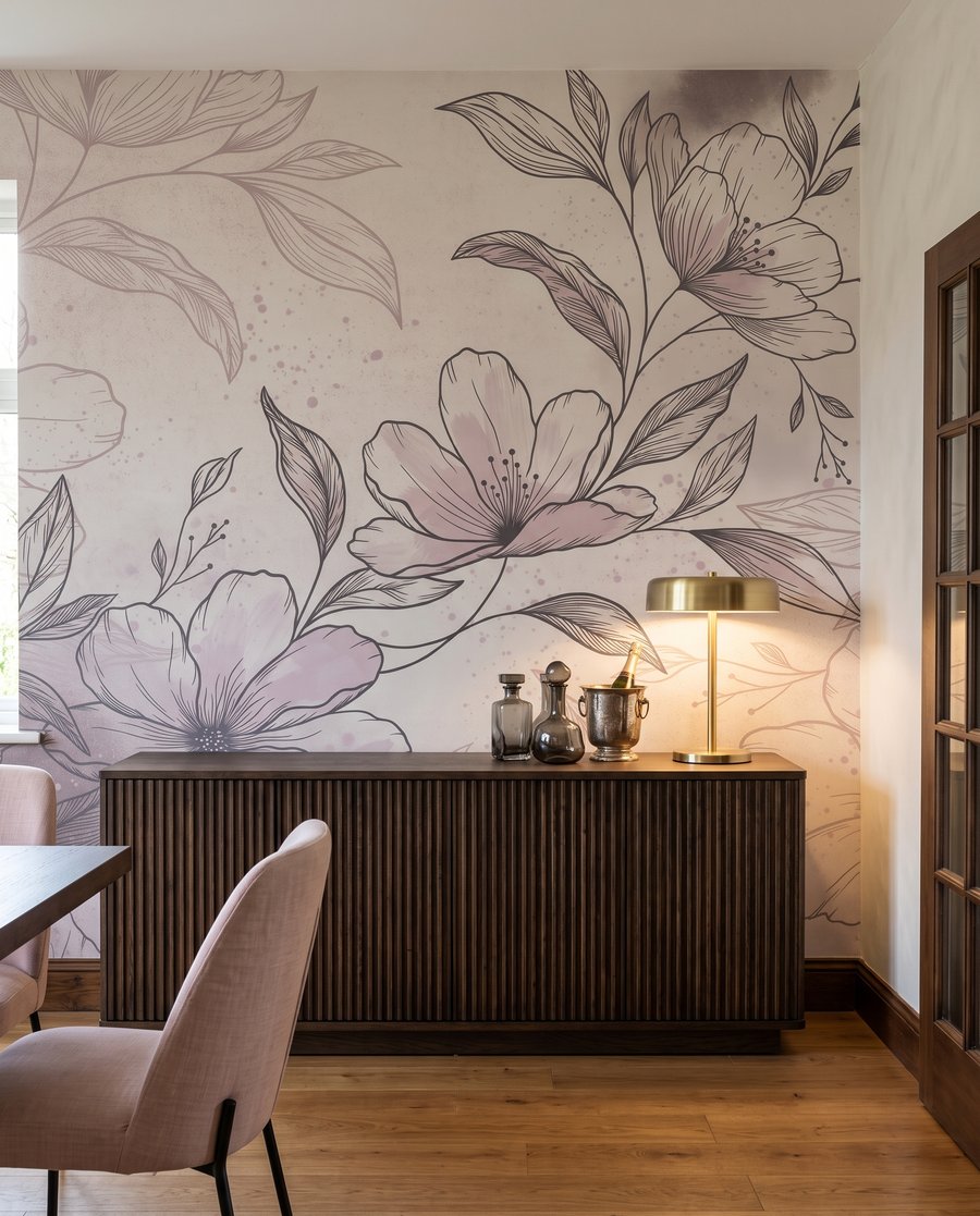 Floral Linework — interior 5