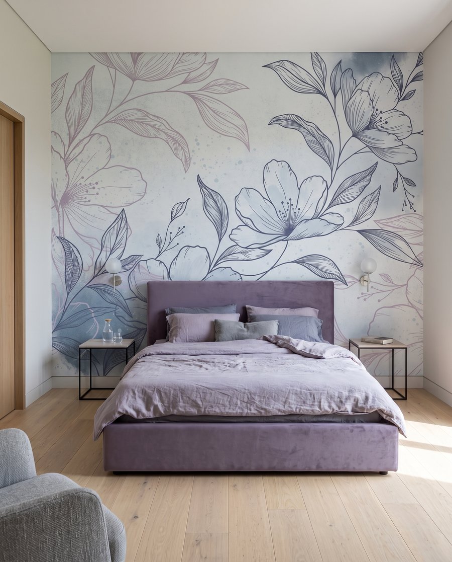 Floral Linework — interior 2