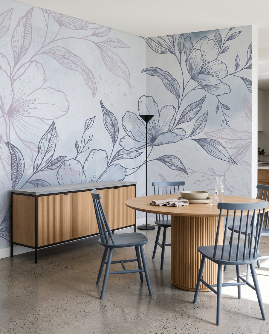 Floral Linework — interior 1
