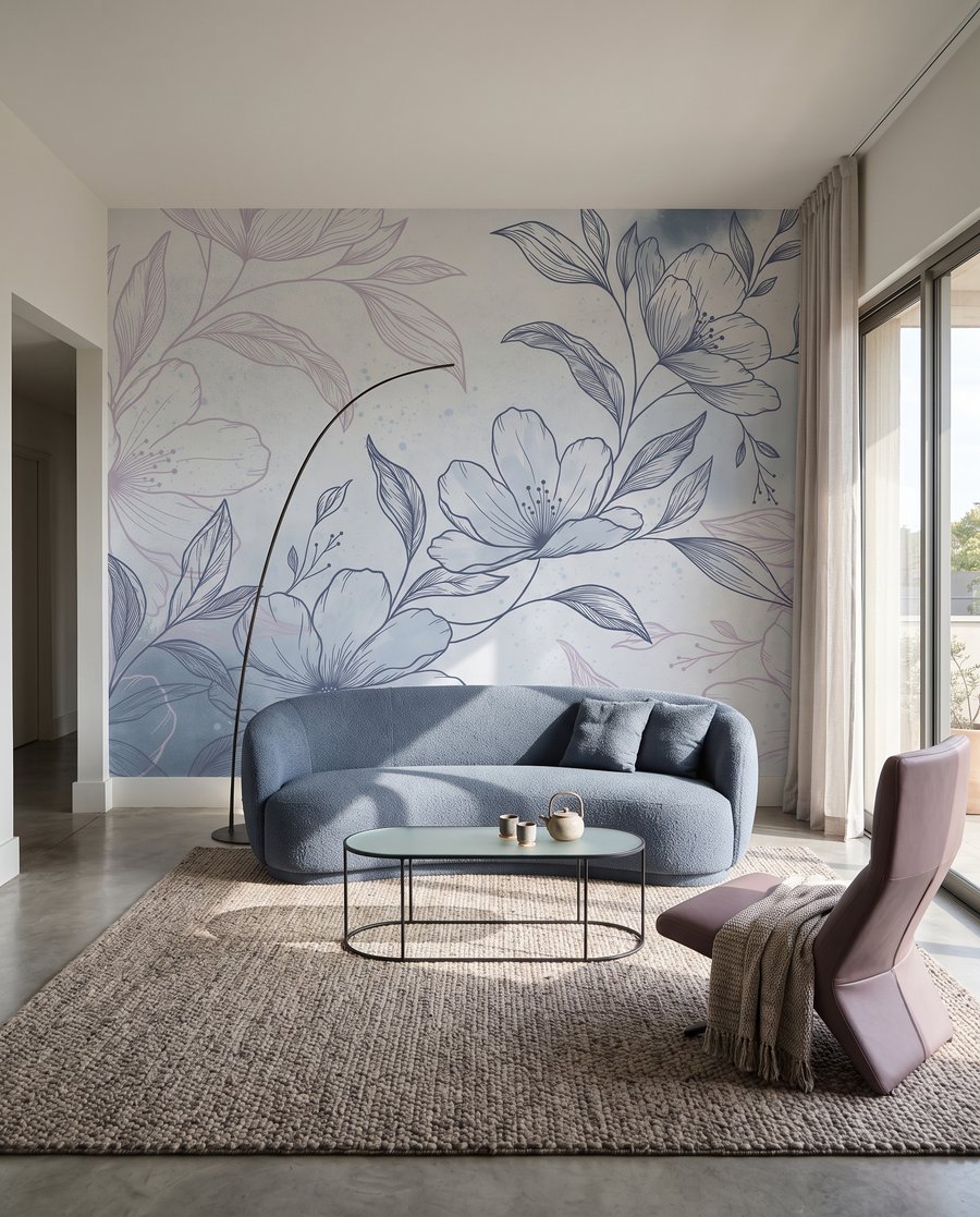Floral Linework — interior 3
