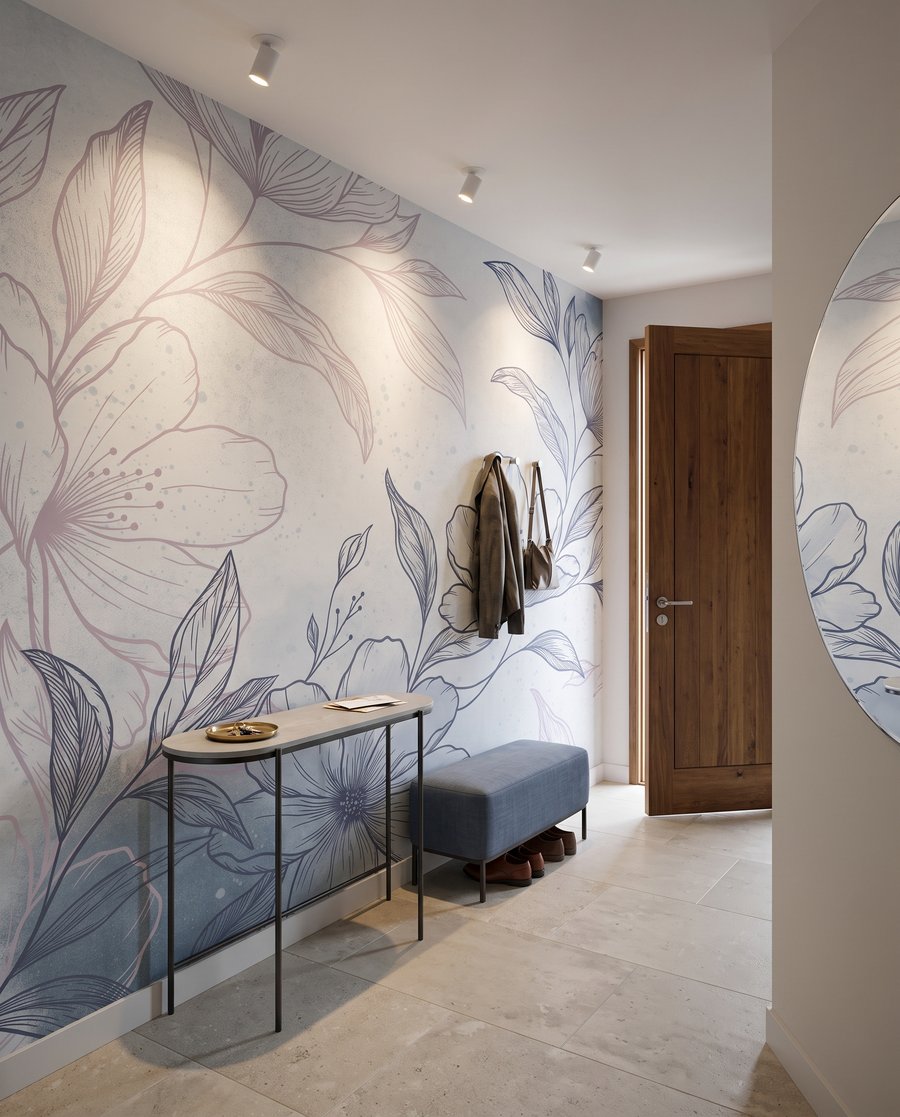 Floral Linework — interior 4