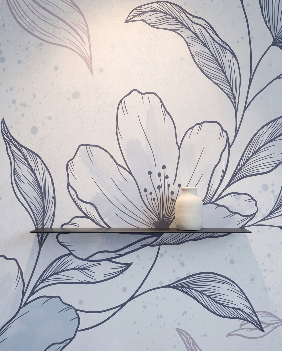 Floral Linework — detail