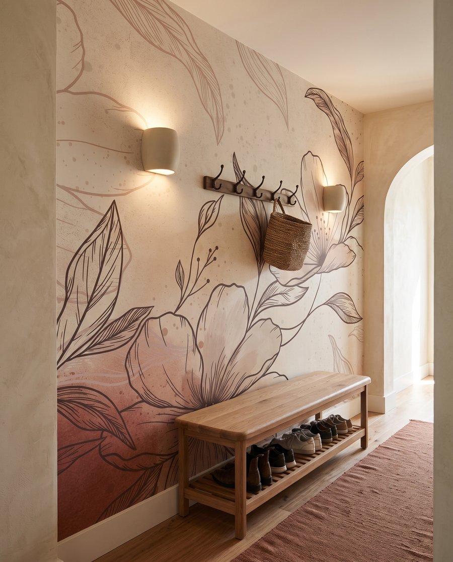 Floral Linework — interior 3