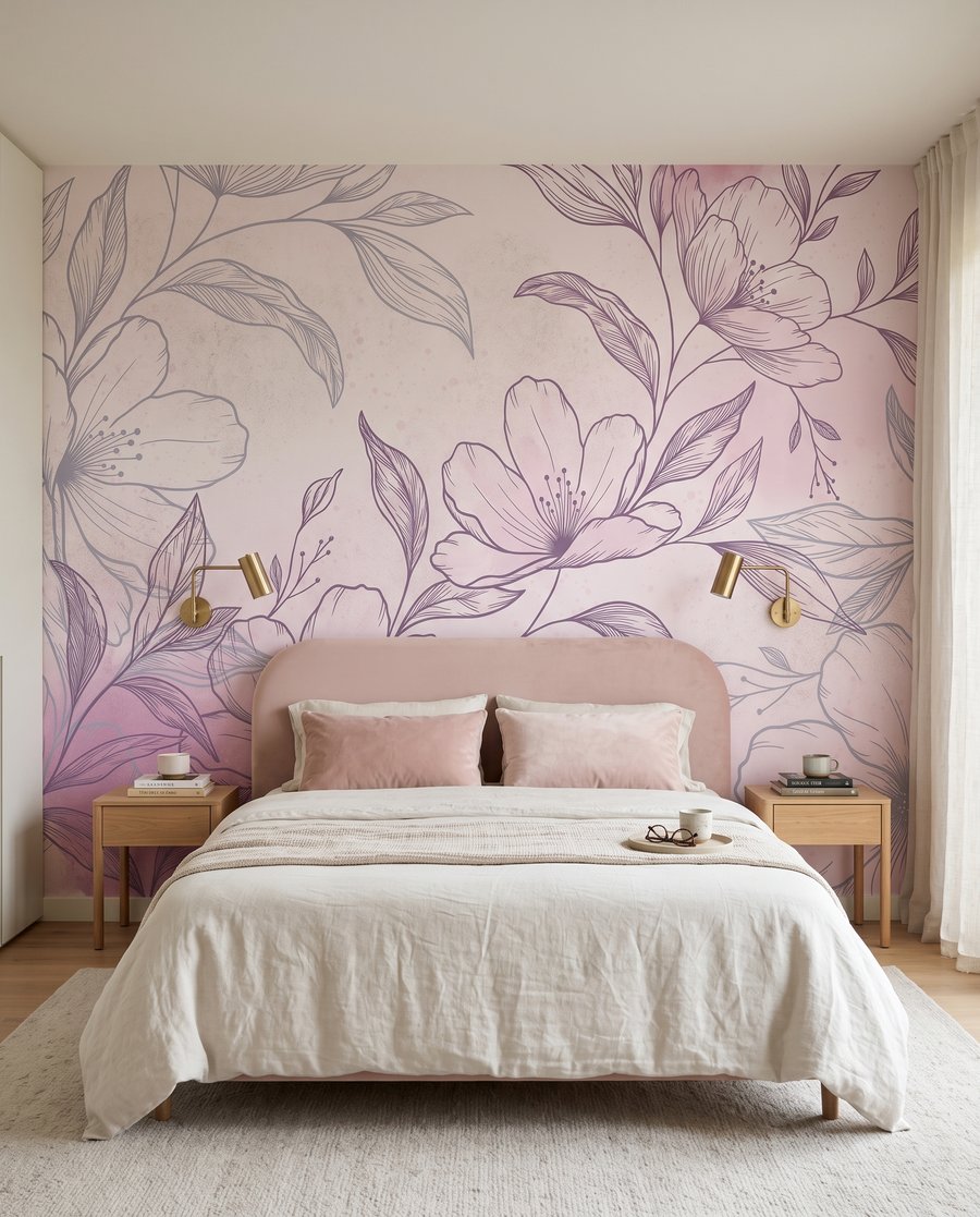 Floral Linework — interior 2