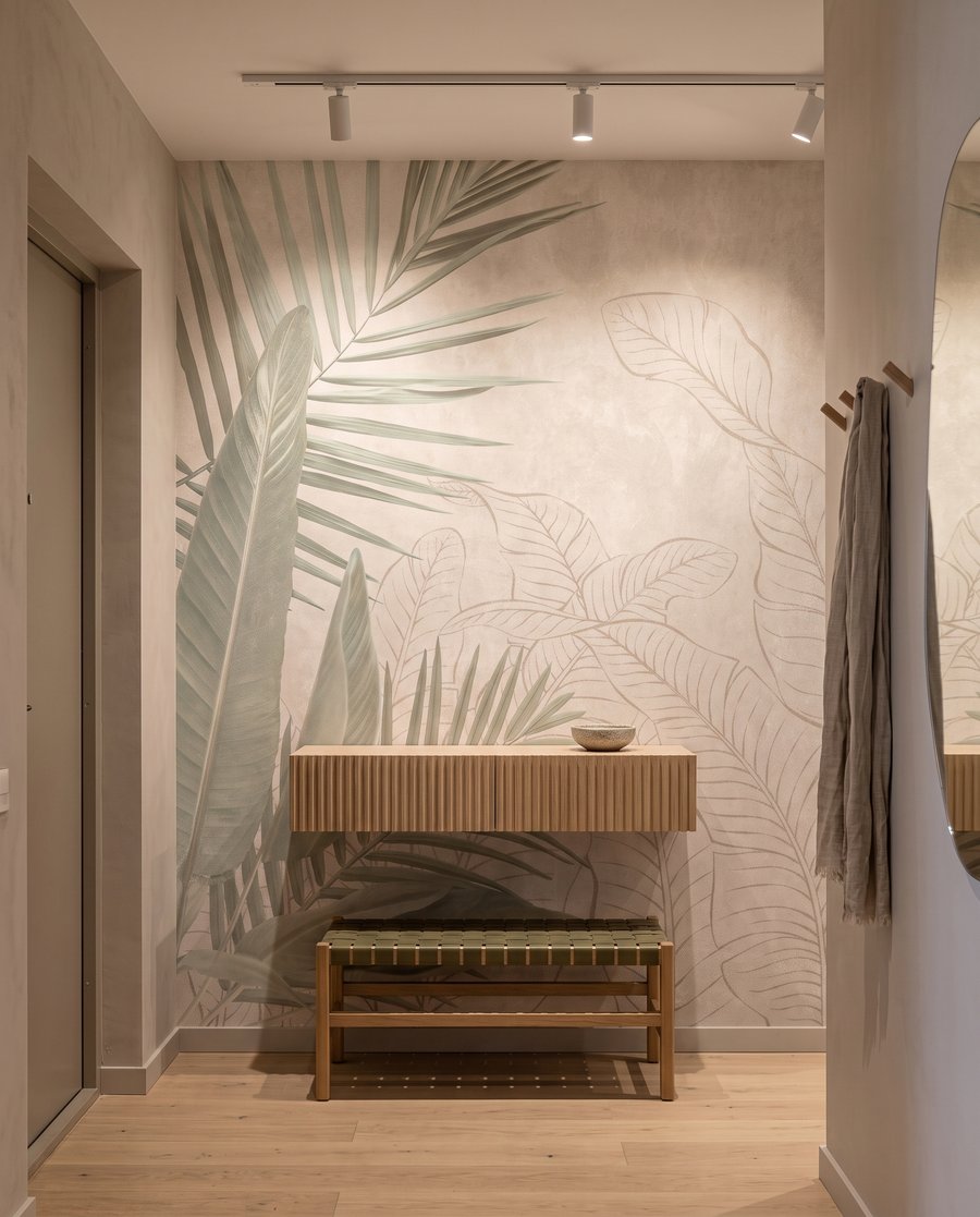 Palm Linen in an interior