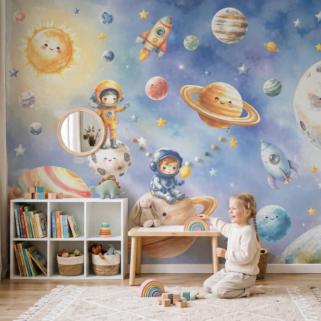 Little Space Explorers in an interior