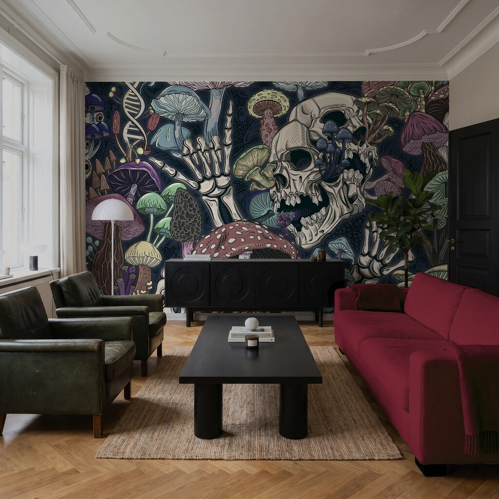 Mushroom Skull Garden — interior 2