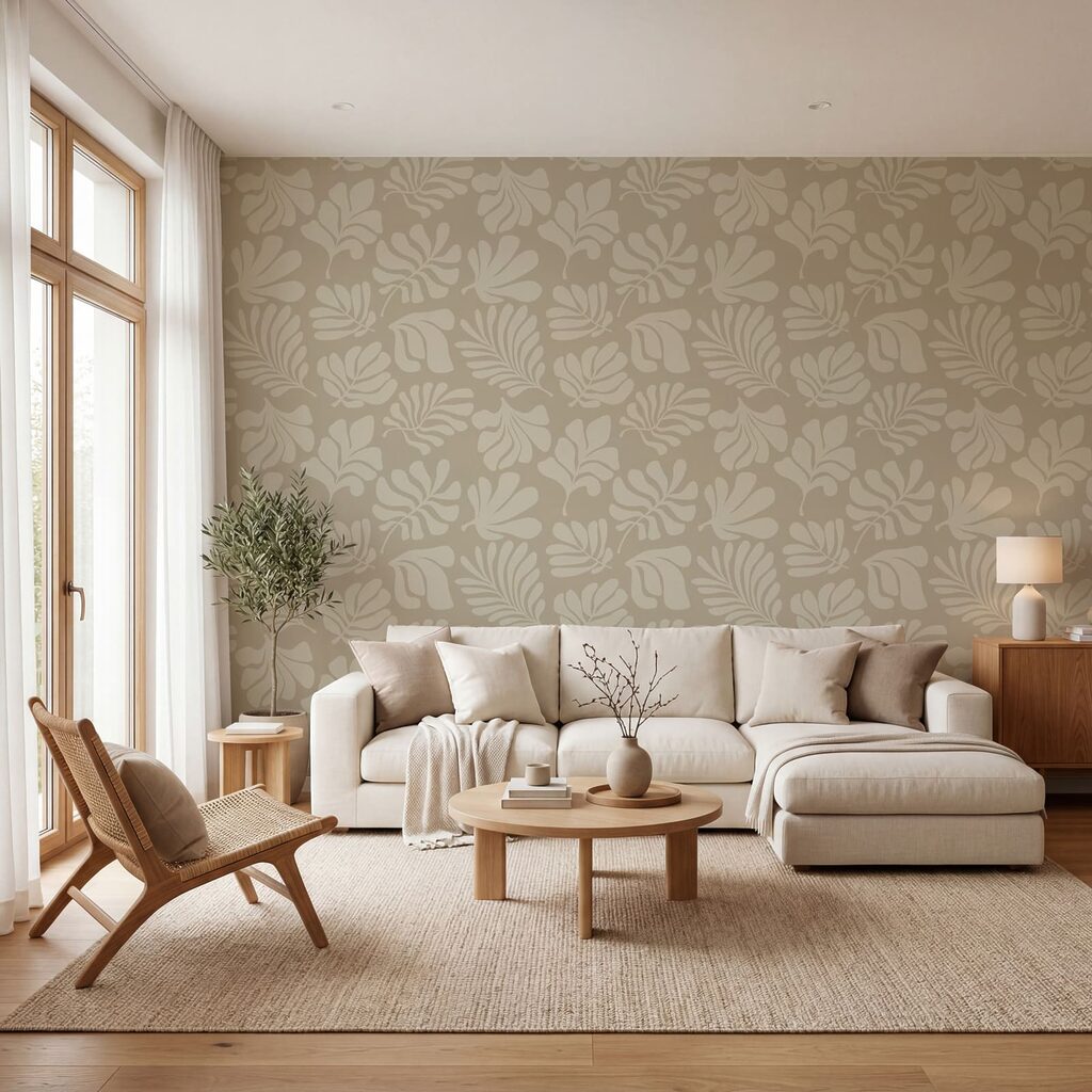 Leaf Silhouette Pattern in an interior