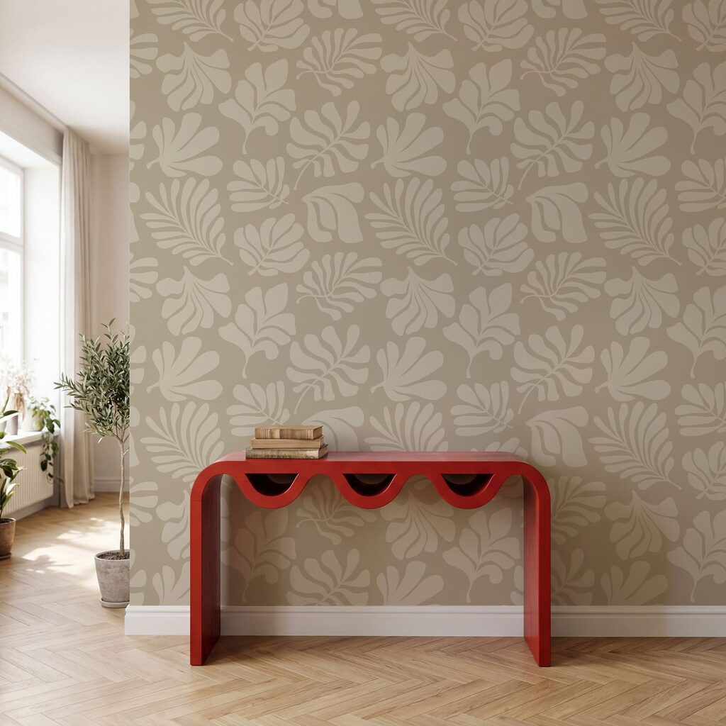 Leaf Silhouette Pattern in an interior