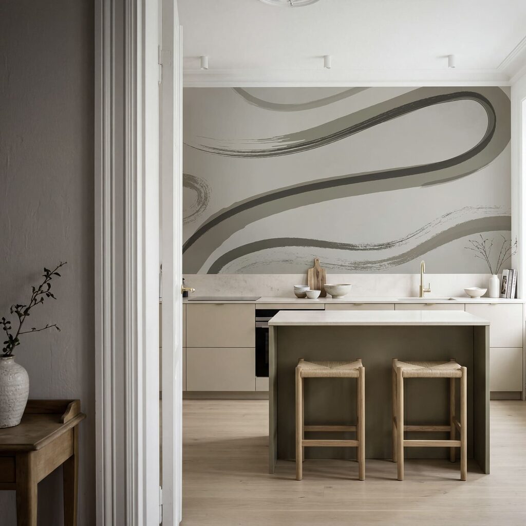 Looping Brushstrokes — interior 3
