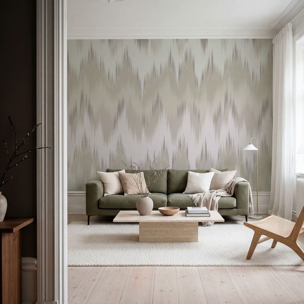 Watercolour Zigzags — interior 3