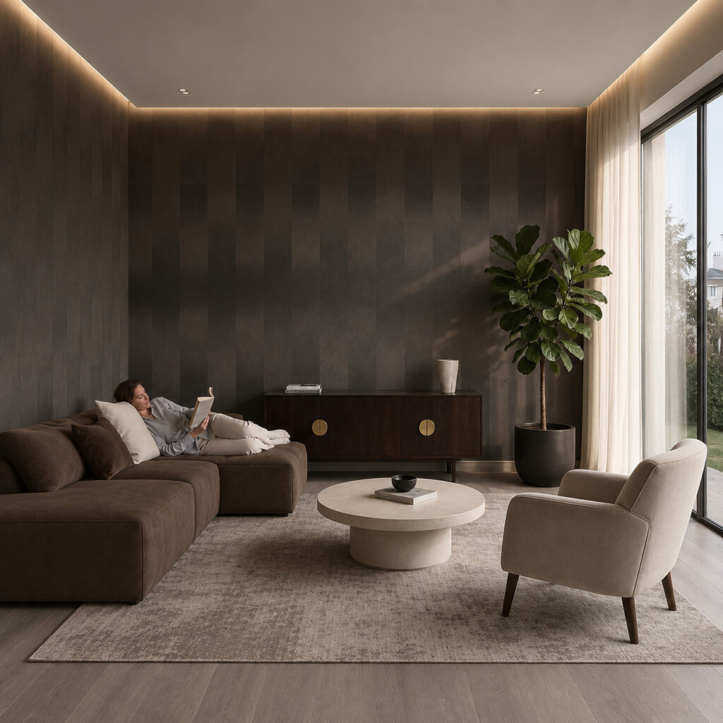 Woven Colour Blocks — interior 1