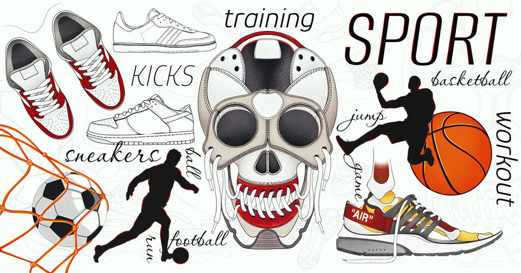 Street Sport Collage — full design