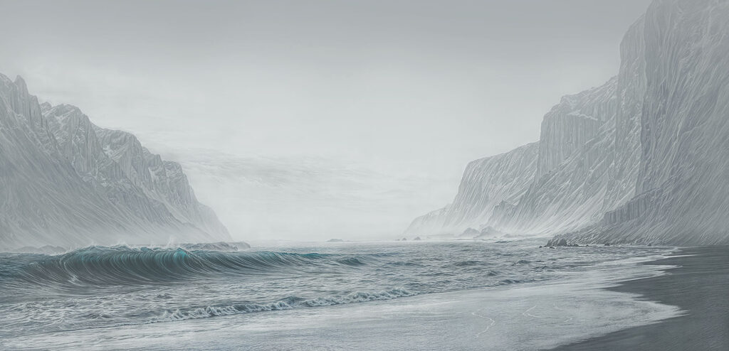 Mountains Meet the Sea — full design