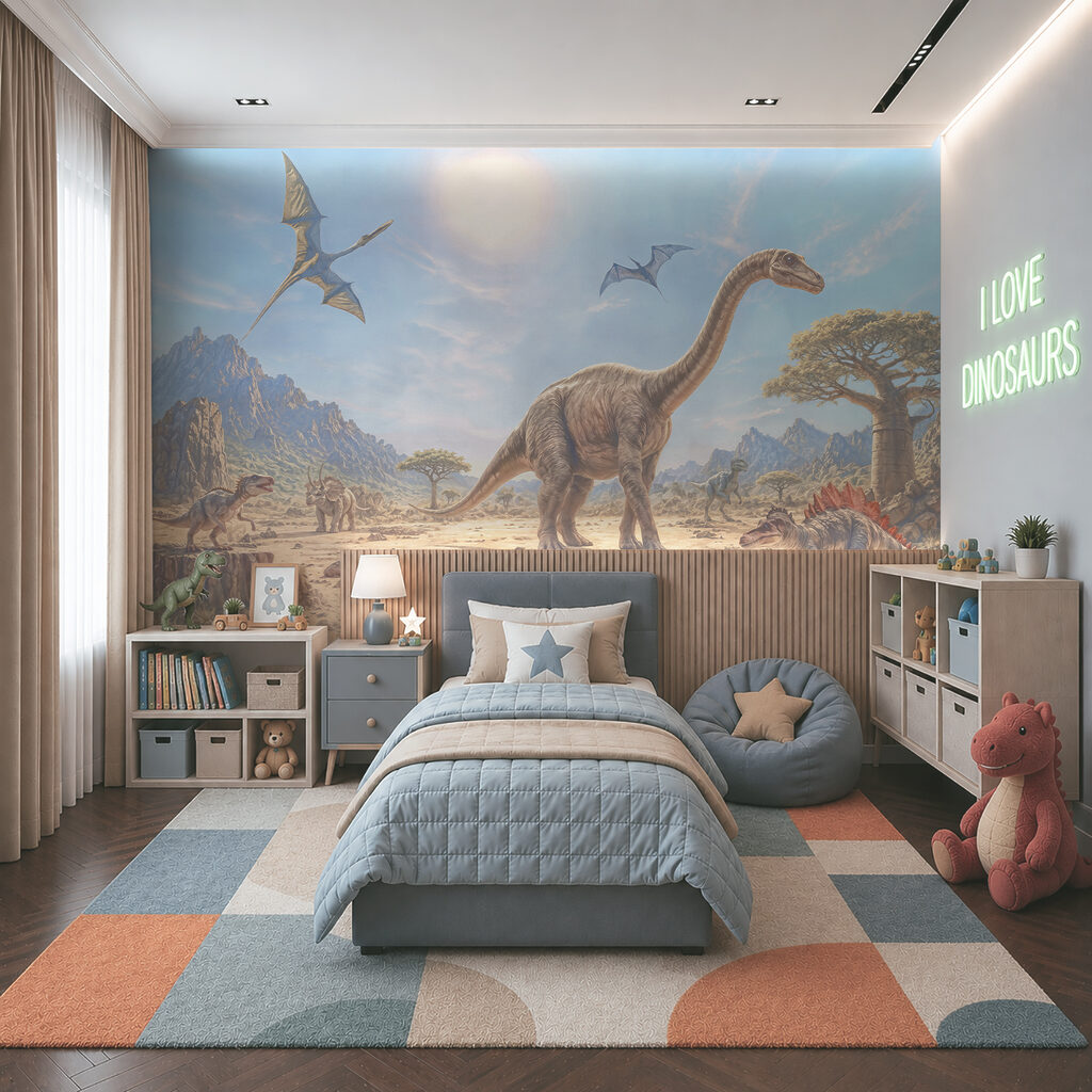 Dinosaur Desert in an interior