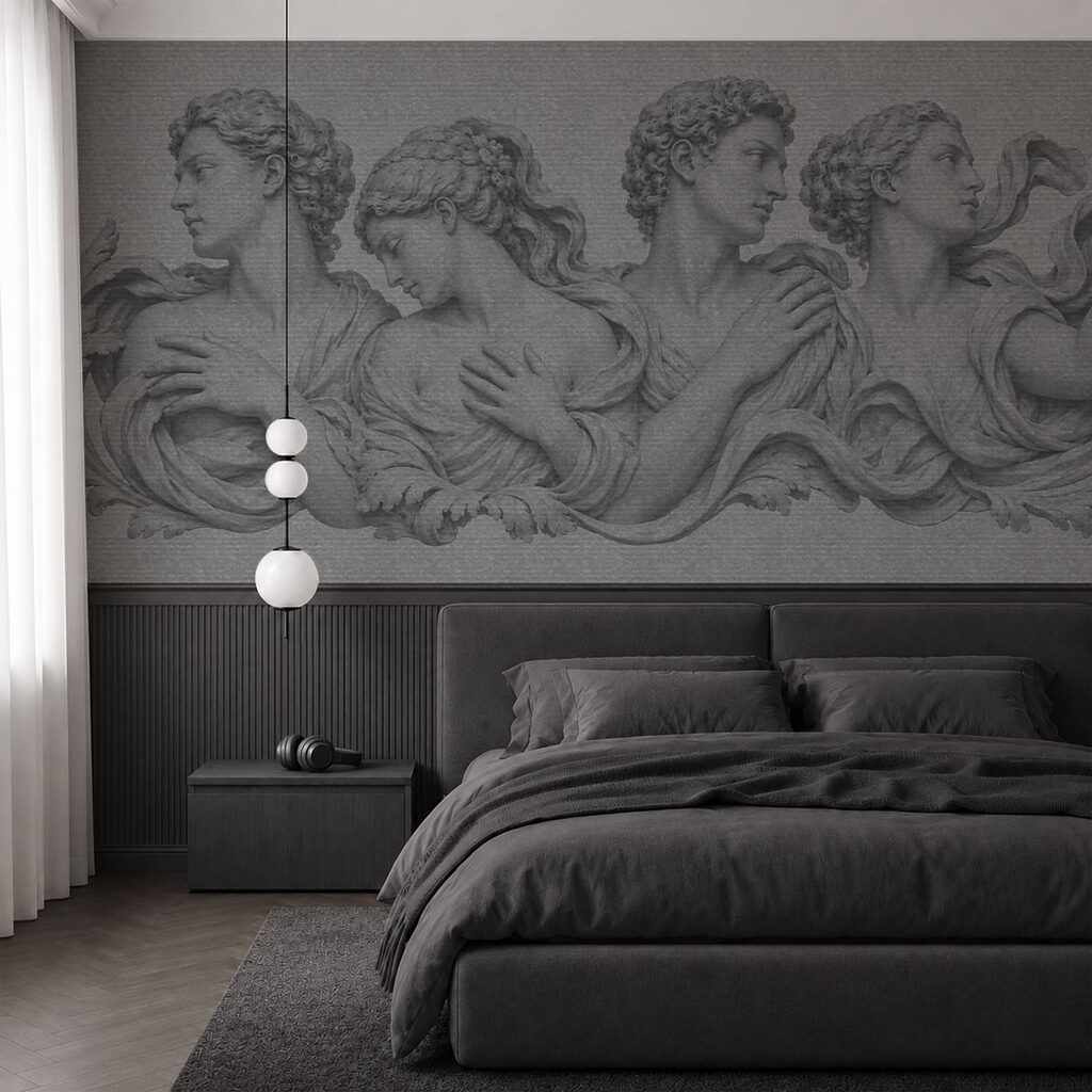 Classical Figures in an interior