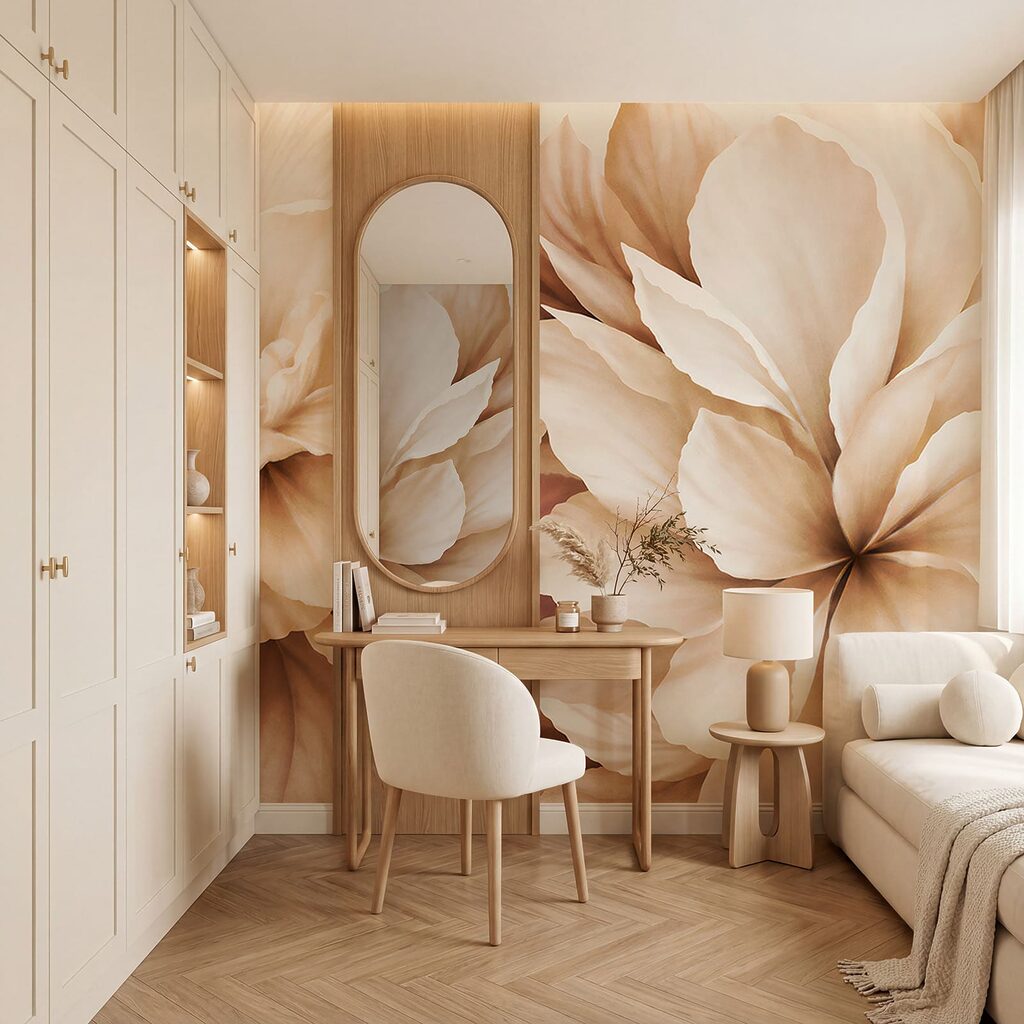 Petal Gathering in an interior