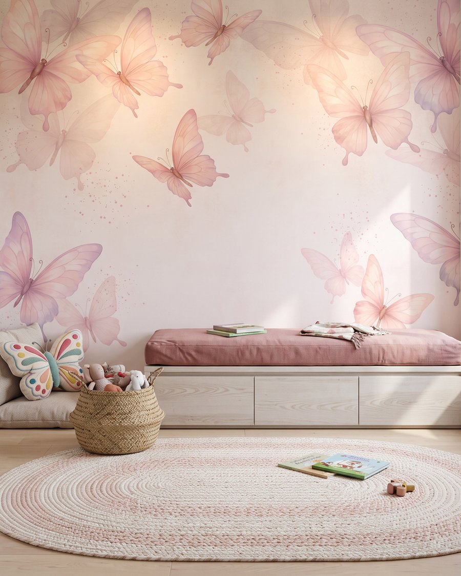 Butterfly Drift in an interior