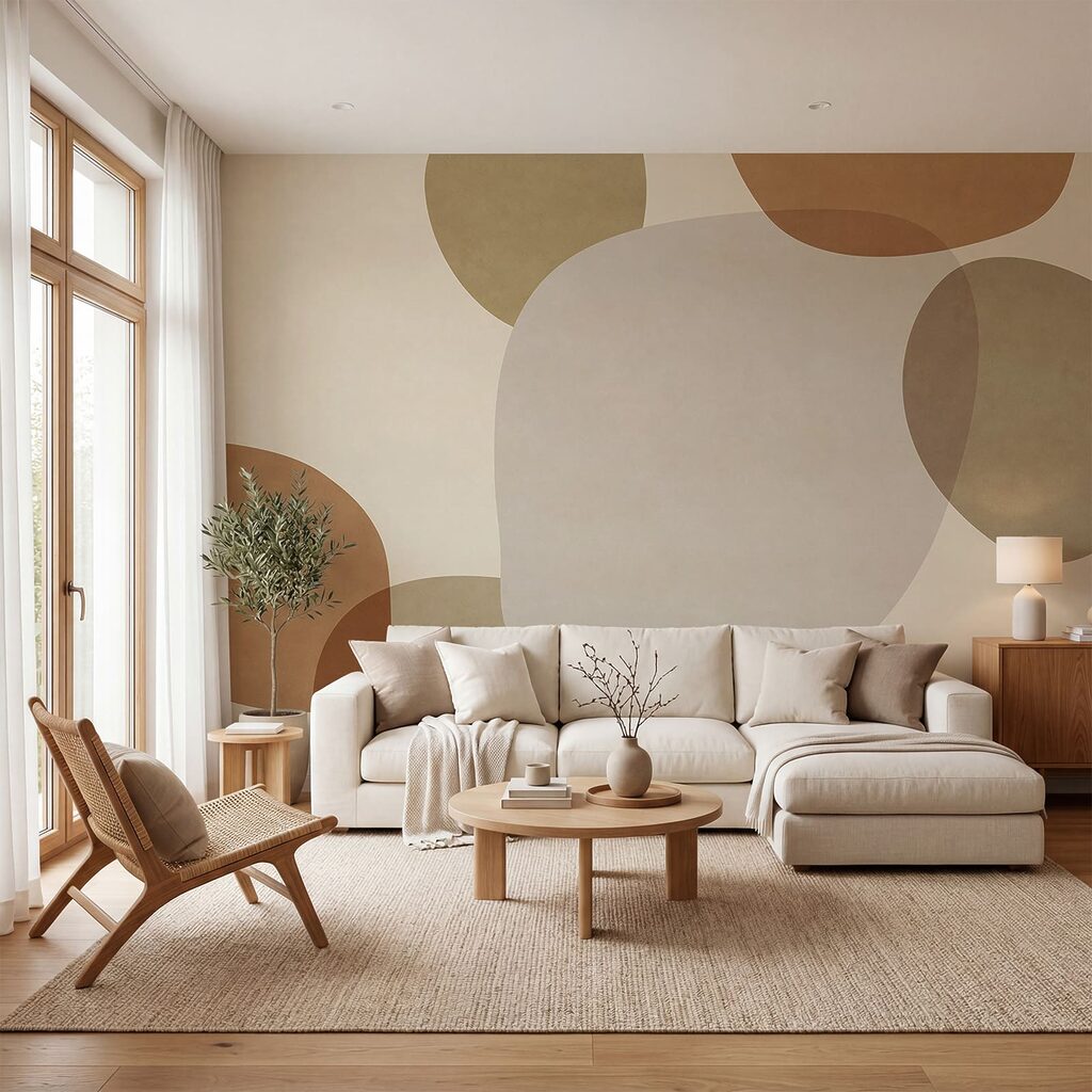 Soft Shapes Together in an interior