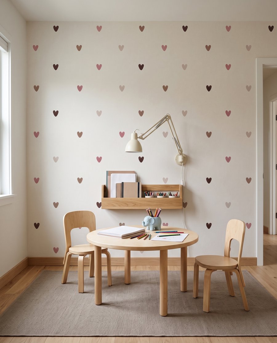 Little Hearts in an interior