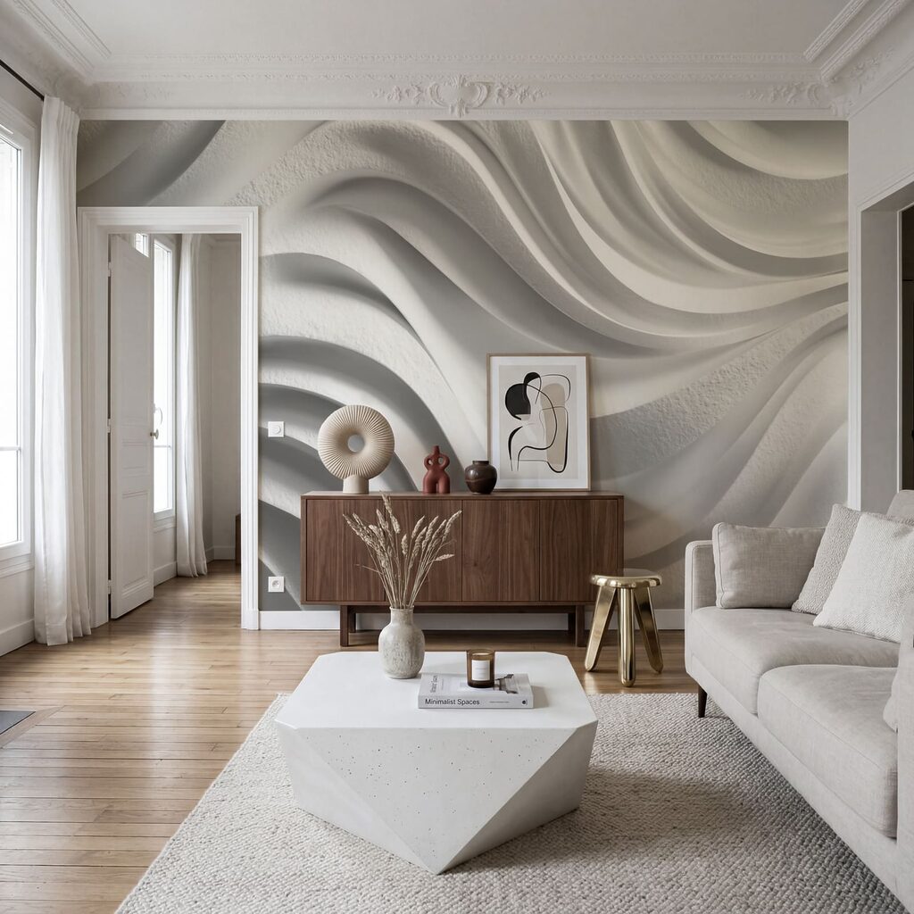 Flowing Sculpted Folds — interior 3