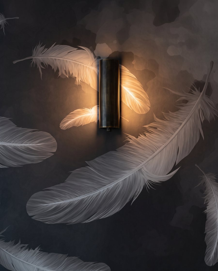 Feathers Adrift — detail