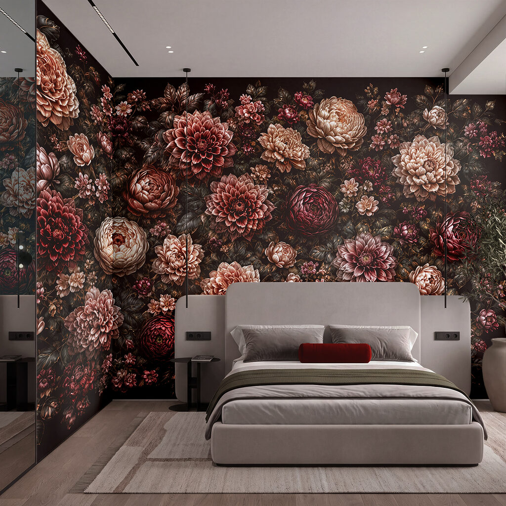 Midnight Flower Tapestry — interior 1
