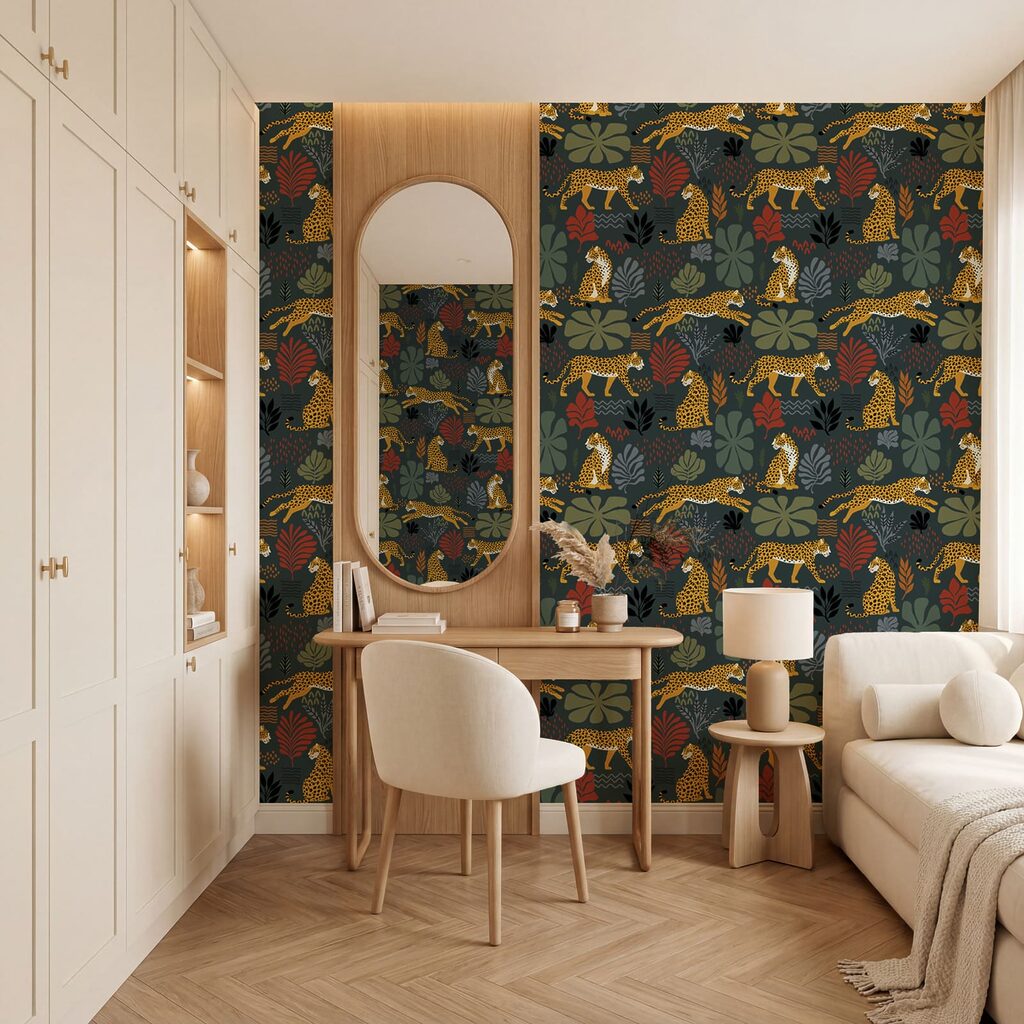 Leopards in Bloom — interior 1