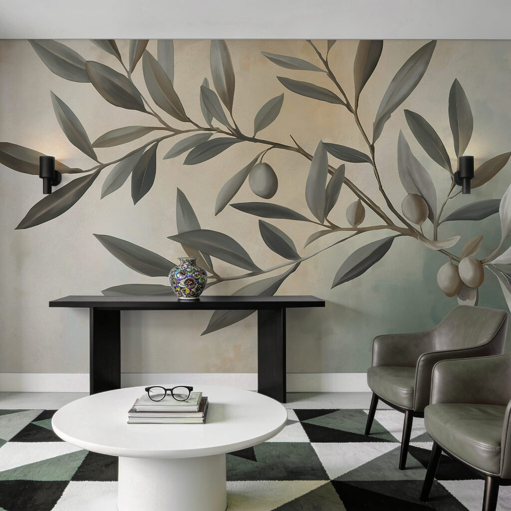 Olive Branch Study — interior 2