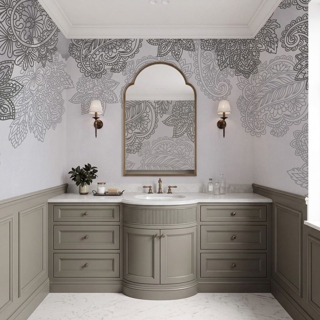 Paisley Garland in an interior