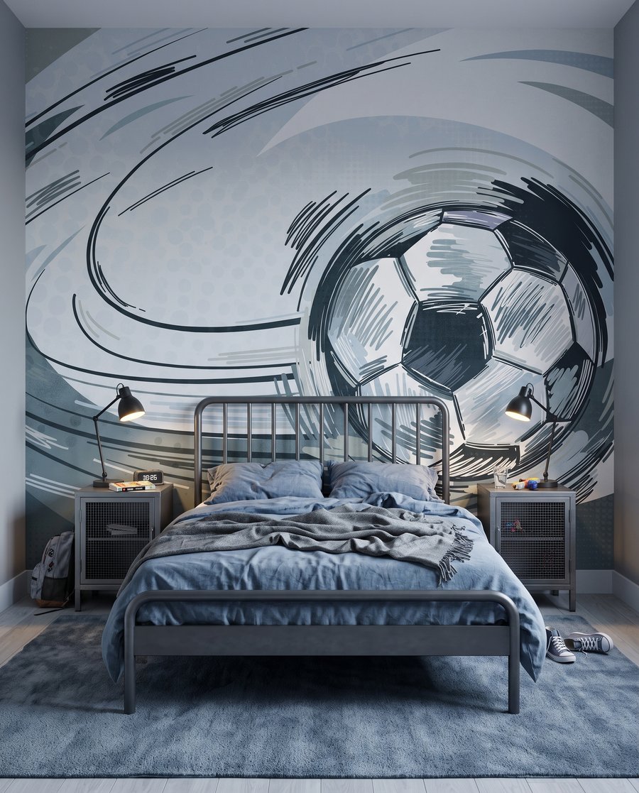 Football Vortex in an interior