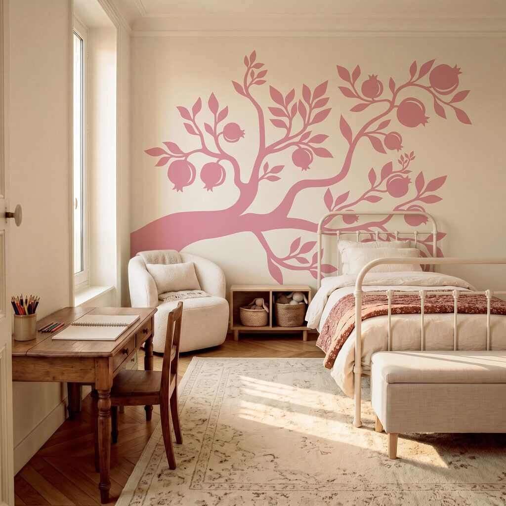 Pink Orchard in an interior
