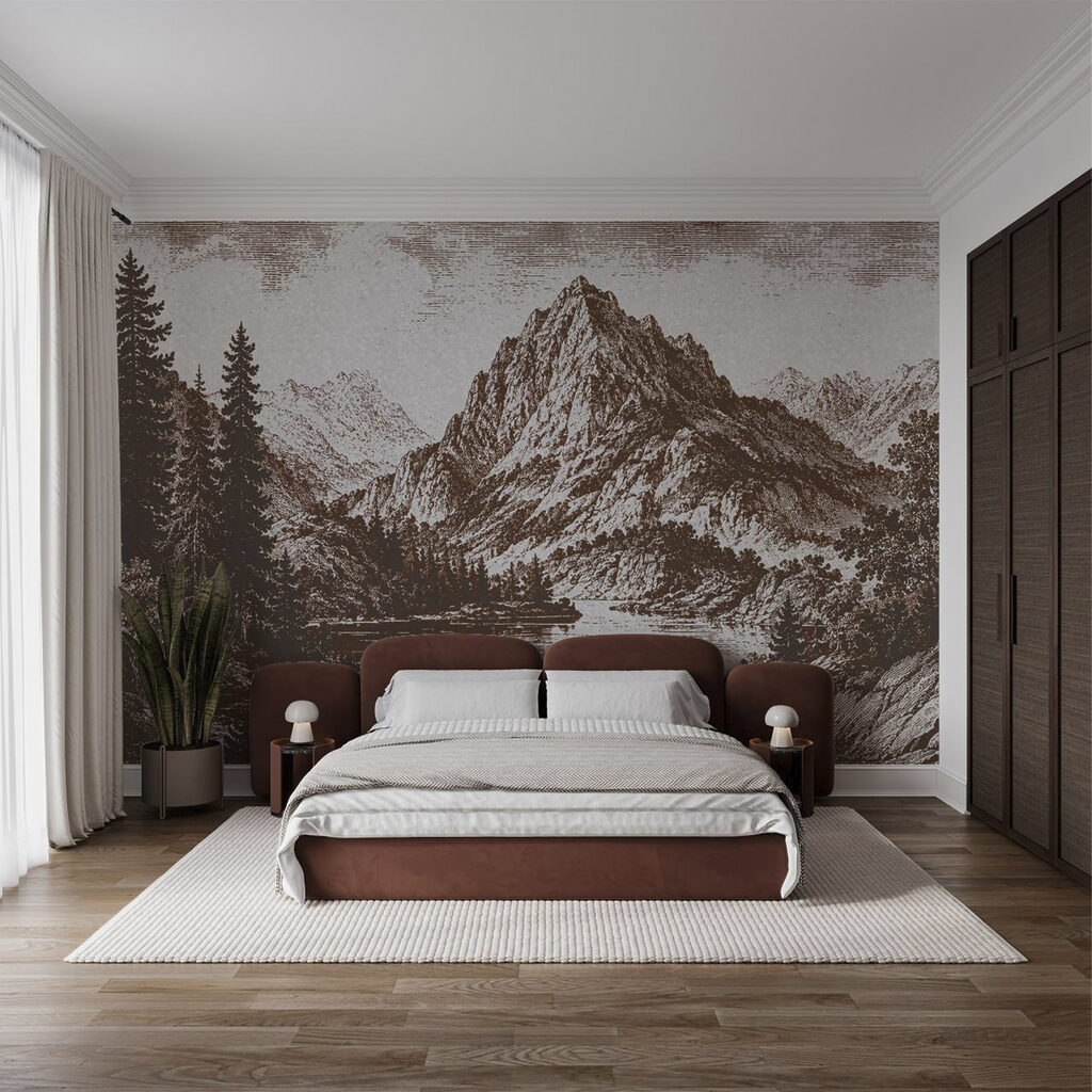 Mountain Lake Engraving — interior 2