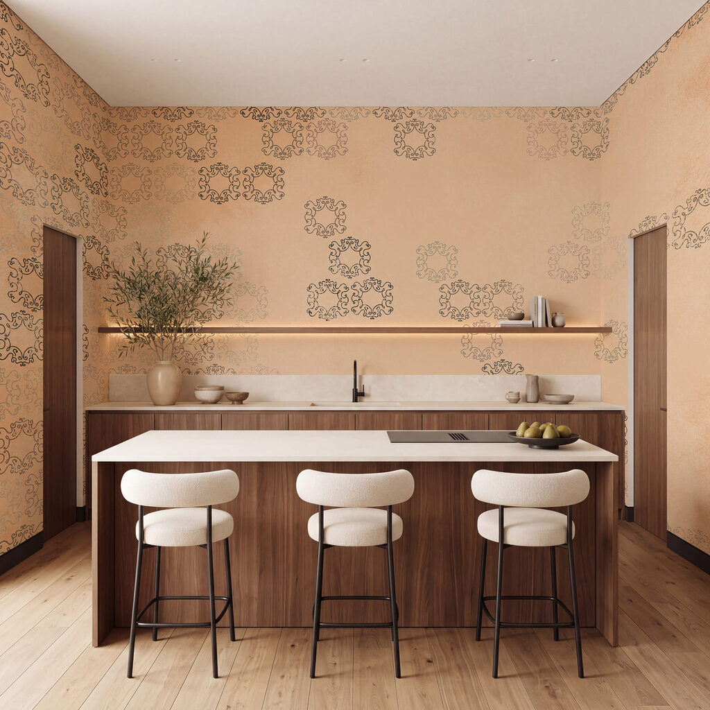 Faded Floral Geometry — interior 3