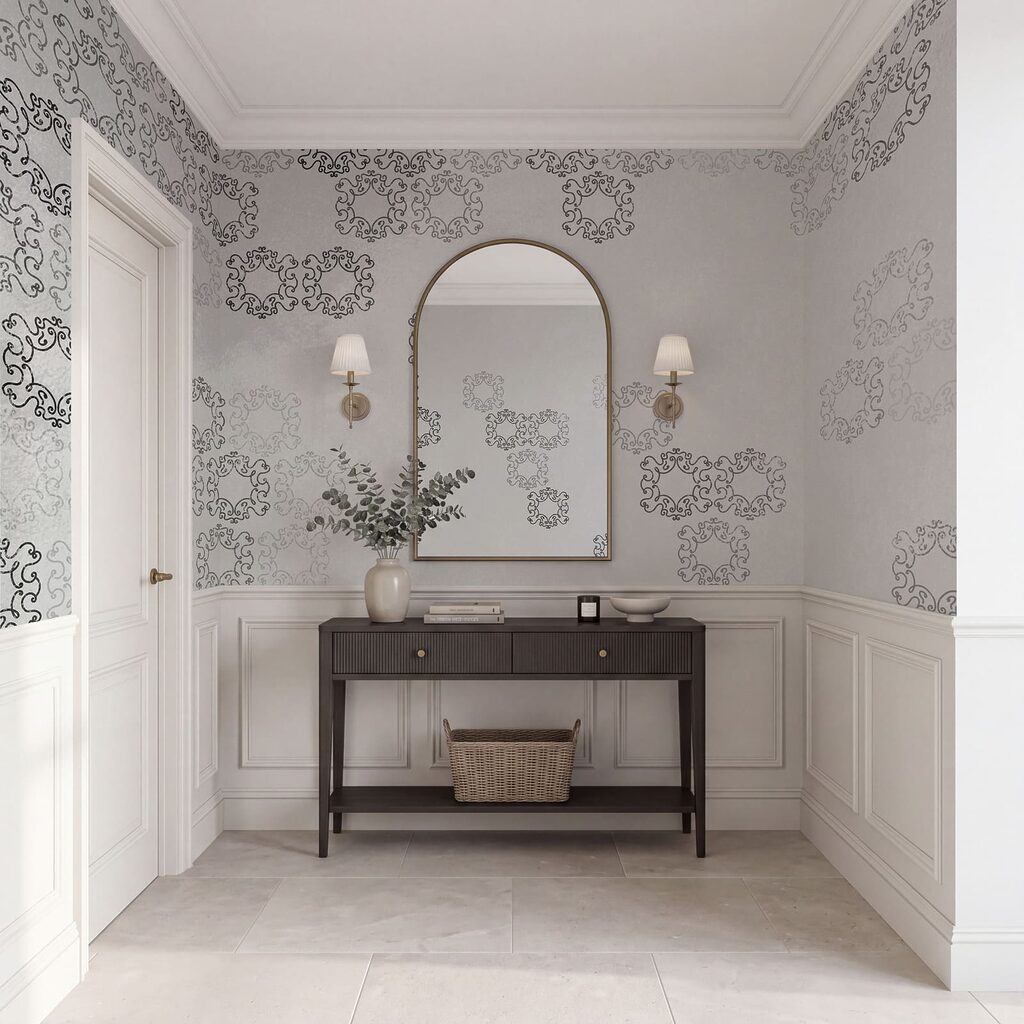 Faded Floral Geometry — interior 3