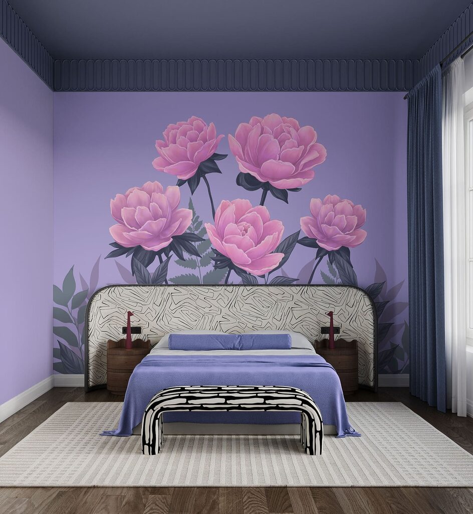 Peonies Above Ferns — interior 2