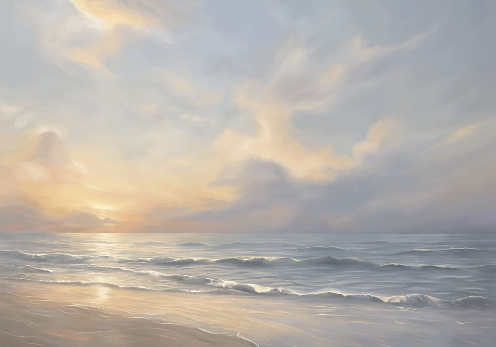 Clouds Above the Coast — full design