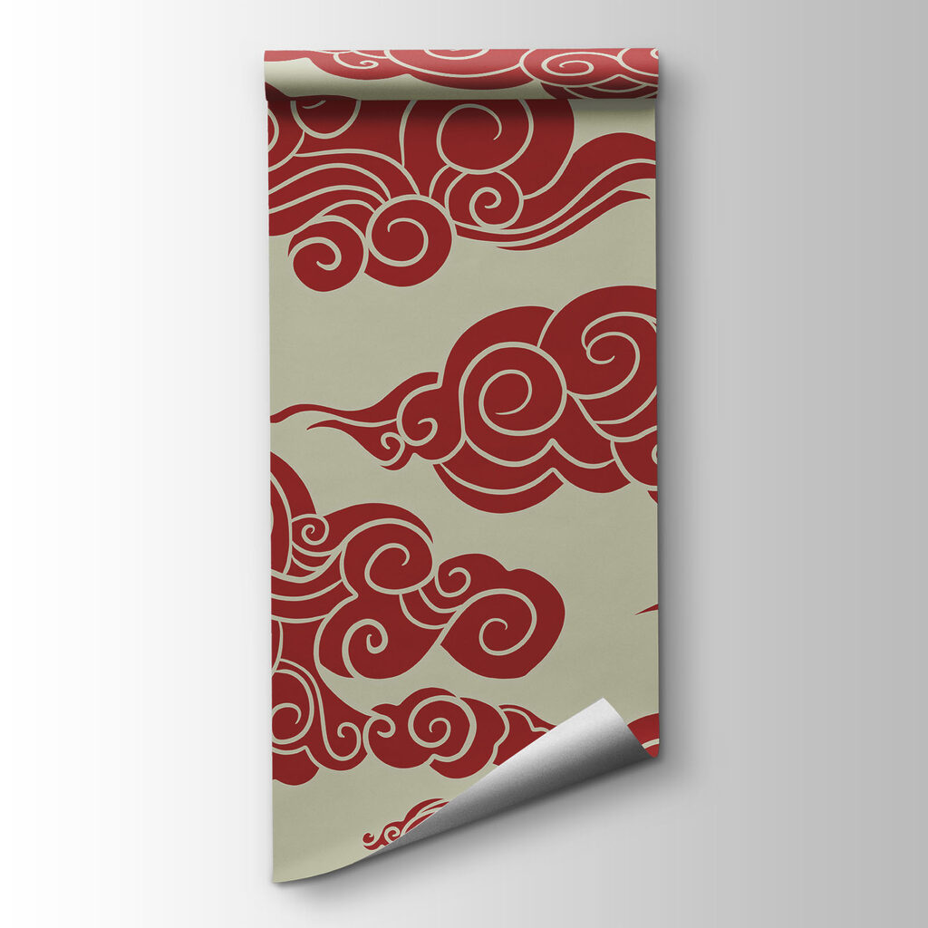 Cloud Scroll Pattern — product view