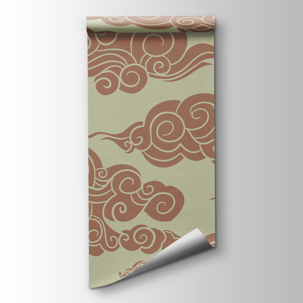Cloud Scroll Pattern — product view