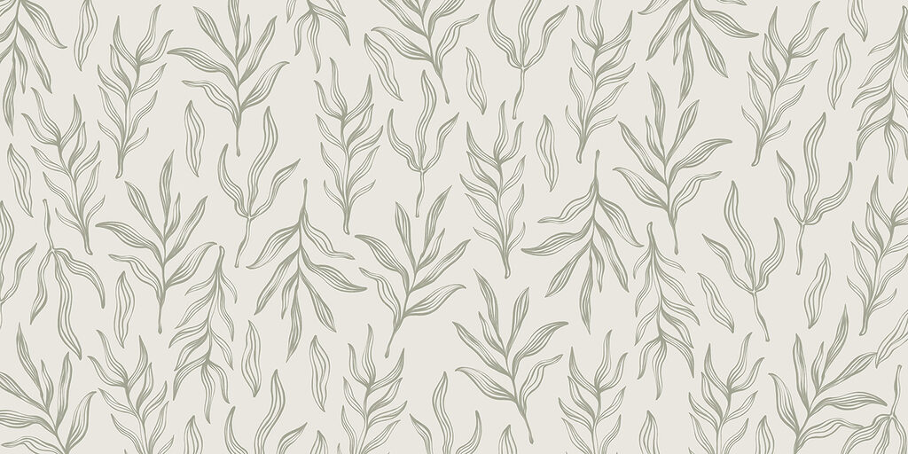 Leaf Sprig Pattern — full design