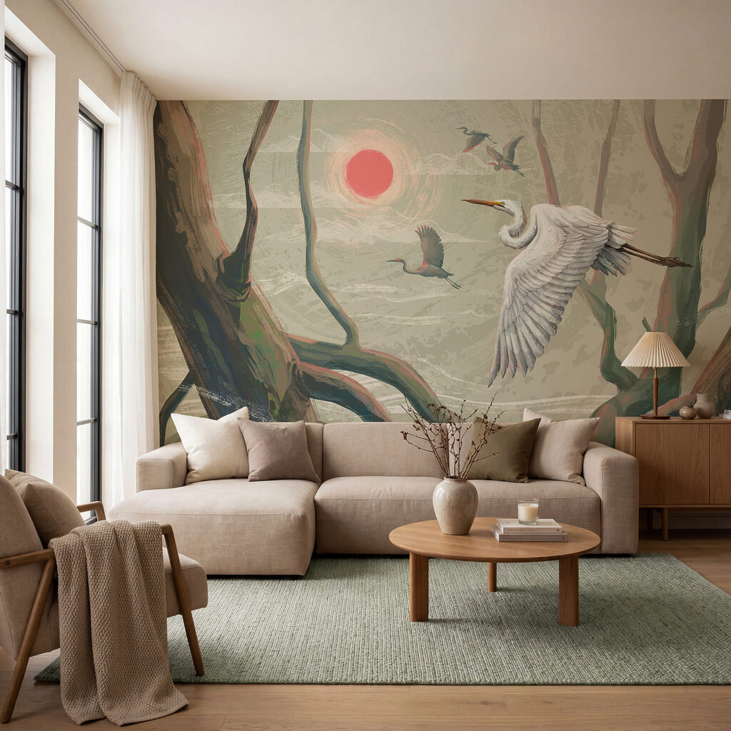 White Wings in an interior