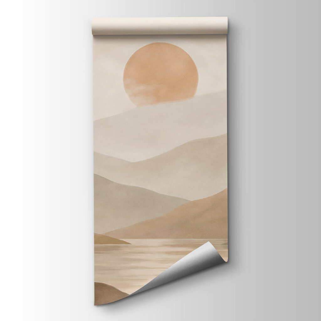 Sunlit Mountain Layers — product view