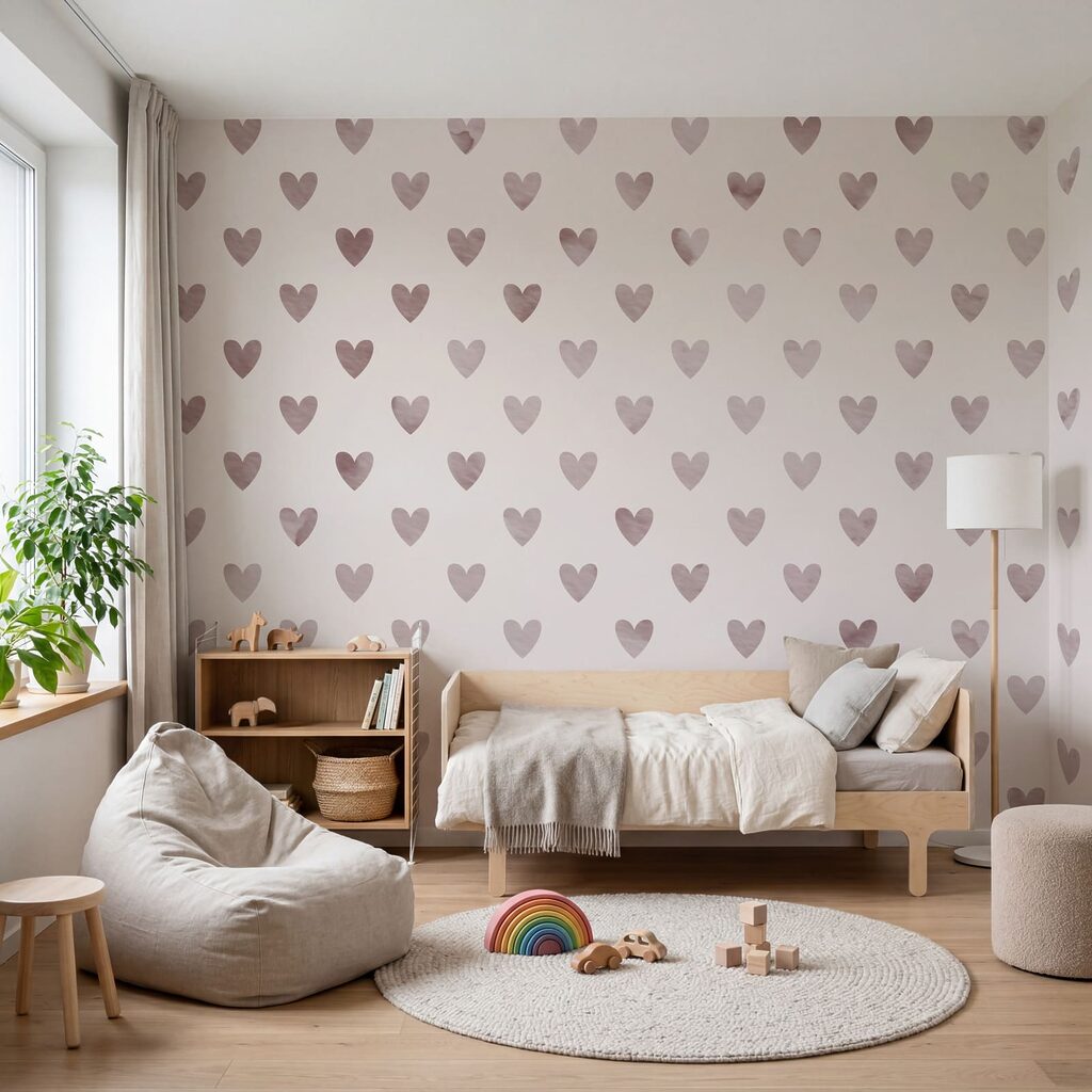Little Heart Pattern in an interior