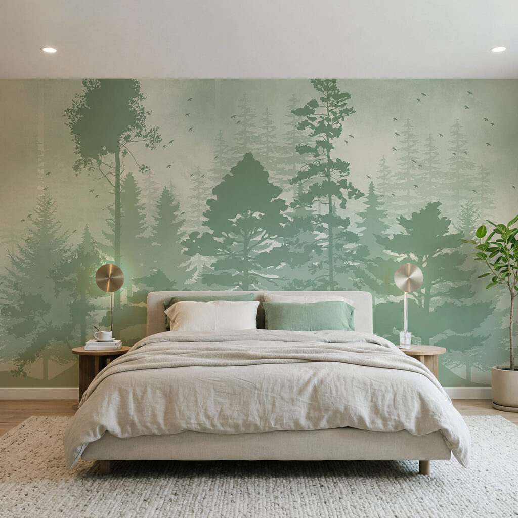 Birds Above Woodland — interior 2