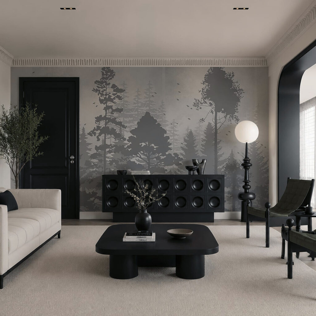Birds Above Woodland — interior 2